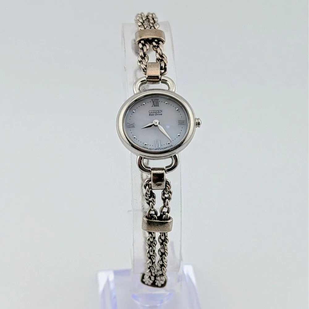 Citizen Eco-Drive B023-S021987 MOP Guilloche Dial Women's Watch New Capacitor